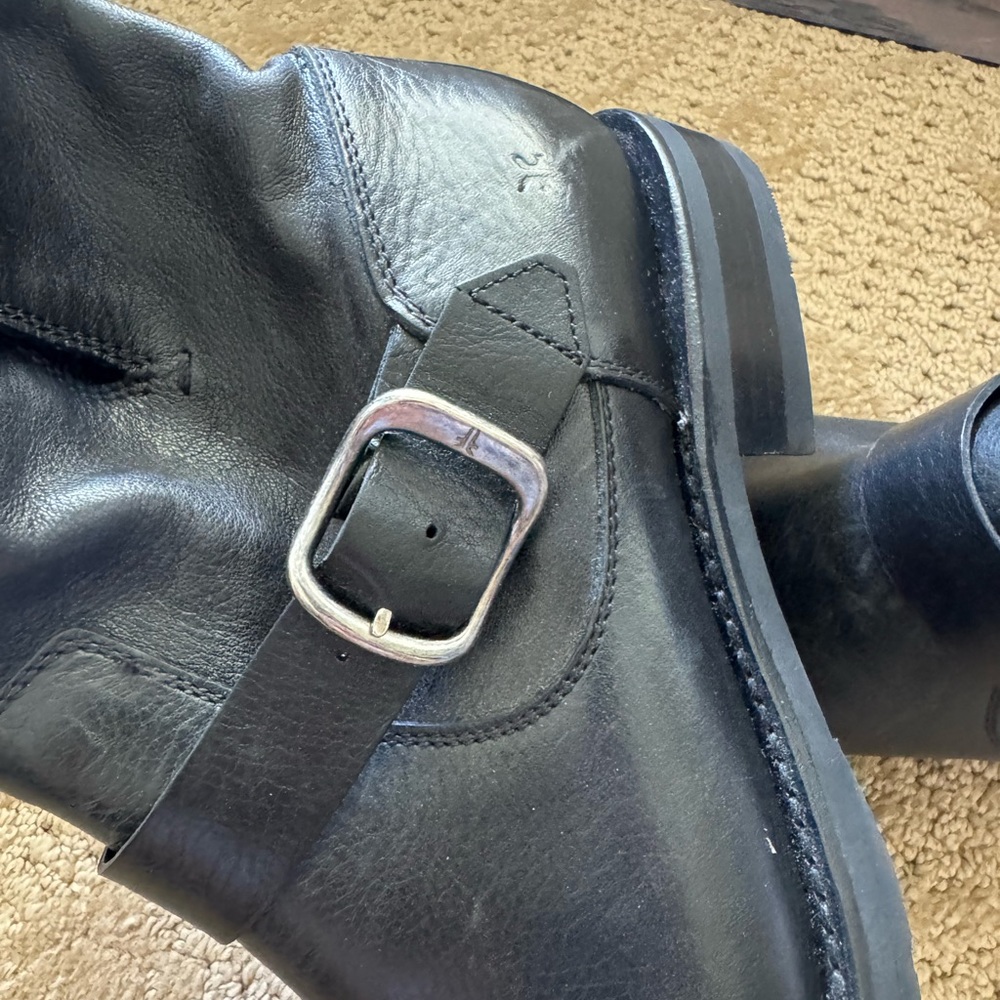 Frye Veronica Bootie 
Black Leather Boots with Buckle Detail
Women’s size 9 - Picture 5 of 13